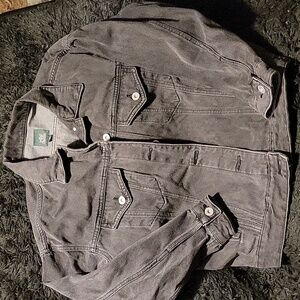 Black denim jacket size XS